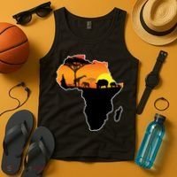 African Animals Tank Top thumb 4
