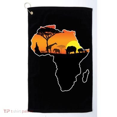 African Animals Golf Towel