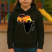 African Animals Kids Hoodie thumb 3