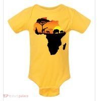 African Animals Baby Bodysuit thumb 0