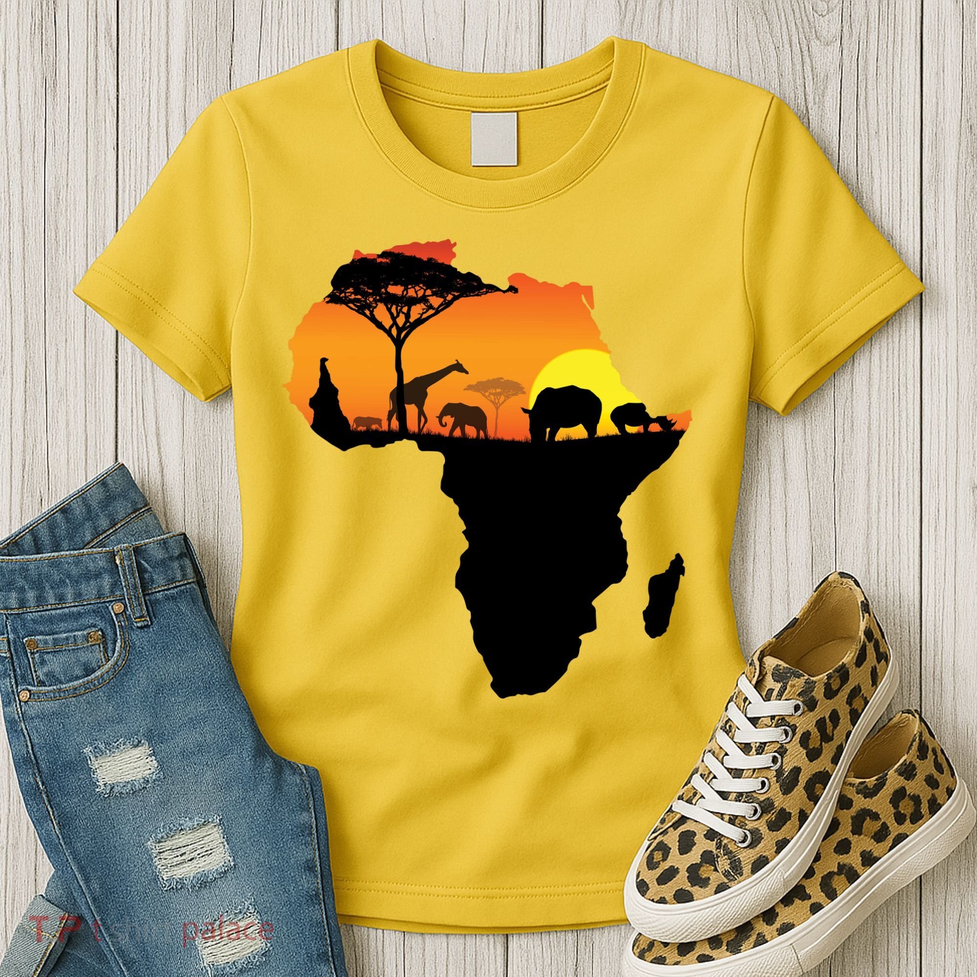 African Animals Women's T-Shirt