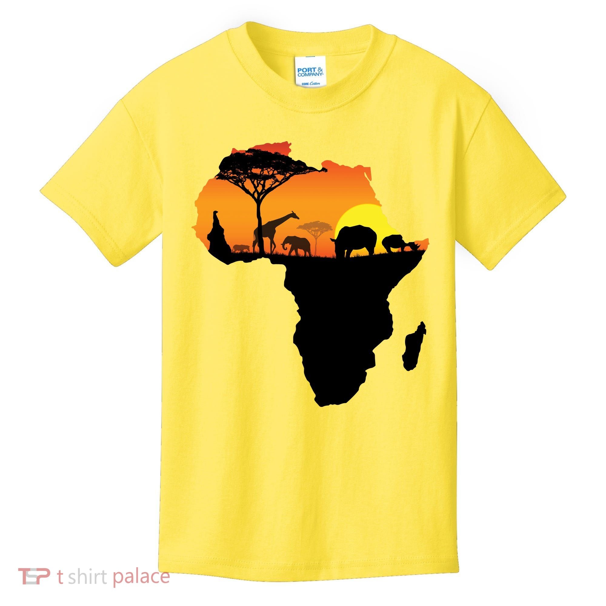 African Animals Kids T-Shirt