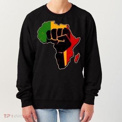 African Black Power Fist Women's Sweatshirt