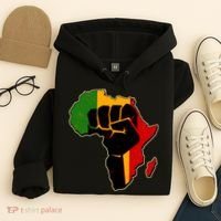 African Black Power Fist Hoodie thumb 4