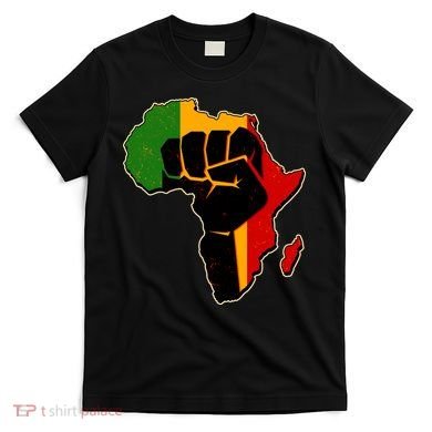 African Black Power Fist T-Shirt