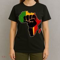 African Black Power Fist T-Shirt thumb 4