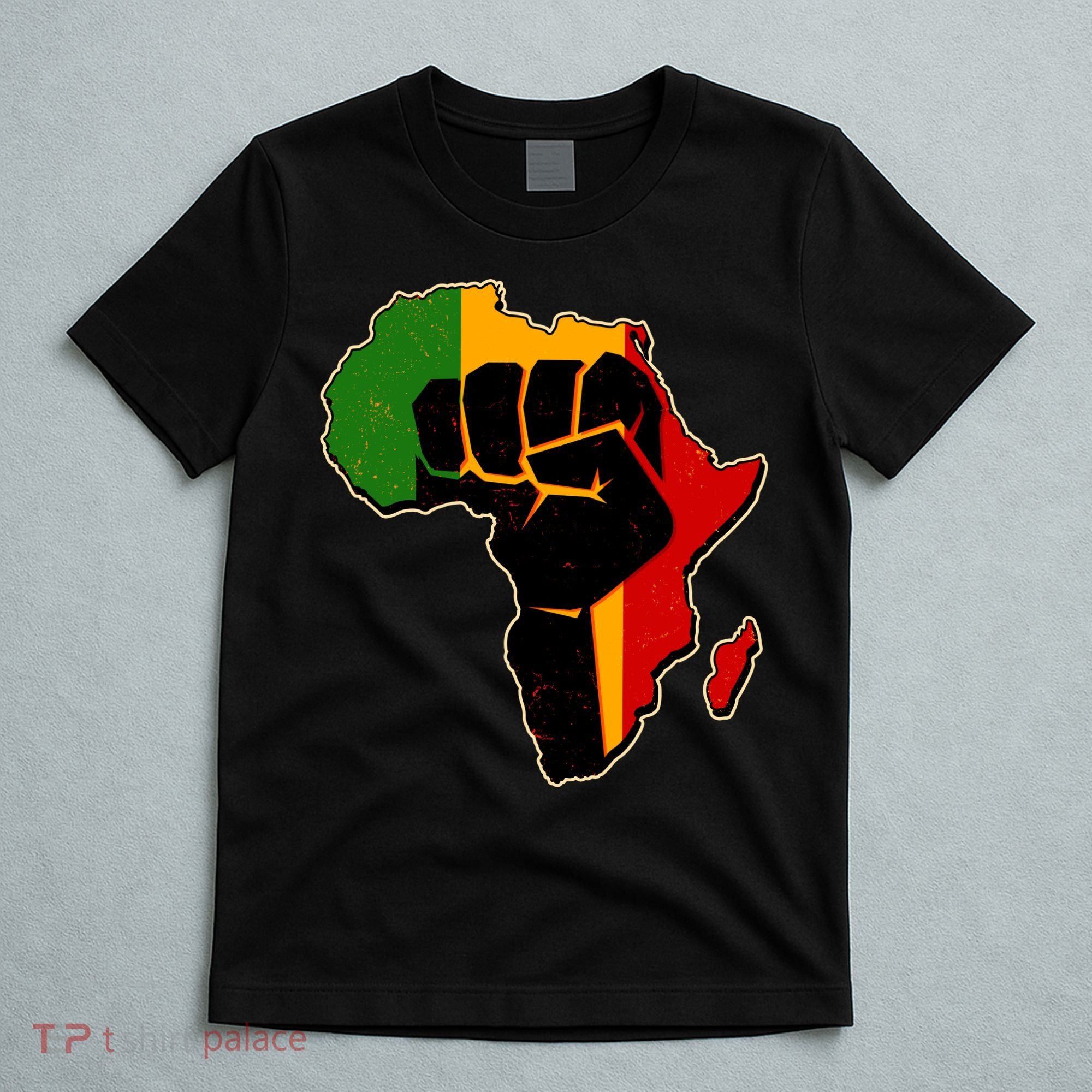 African Black Power Fist T-Shirt