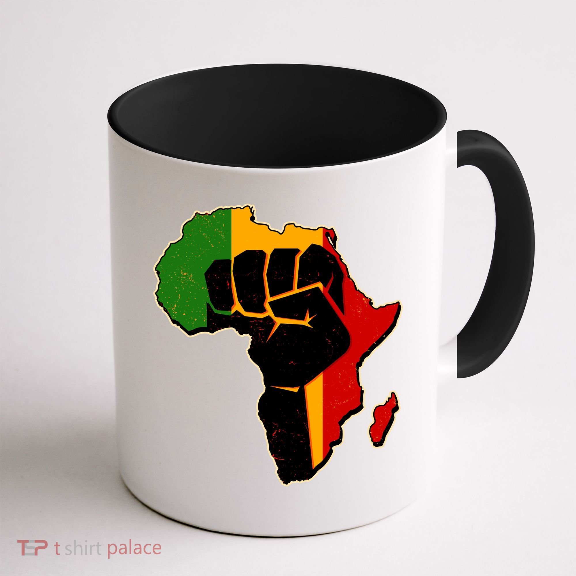 African Black Power Fist Coffee Mug