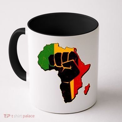 African Black Power Fist Coffee Mug