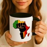African Black Power Fist Coffee Mug thumb 3