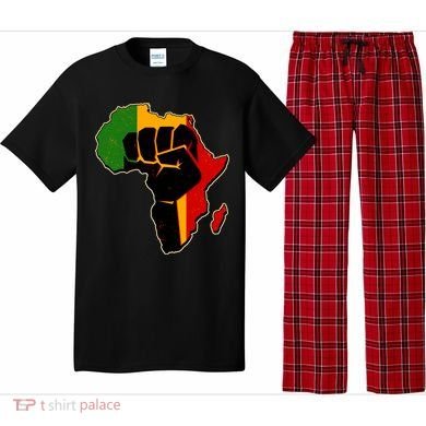 African Black Power Fist Pajama Set