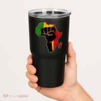 African Black Power Fist Tumbler thumb 2