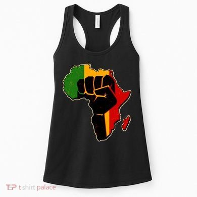 African Black Power Fist Women's Tank Top