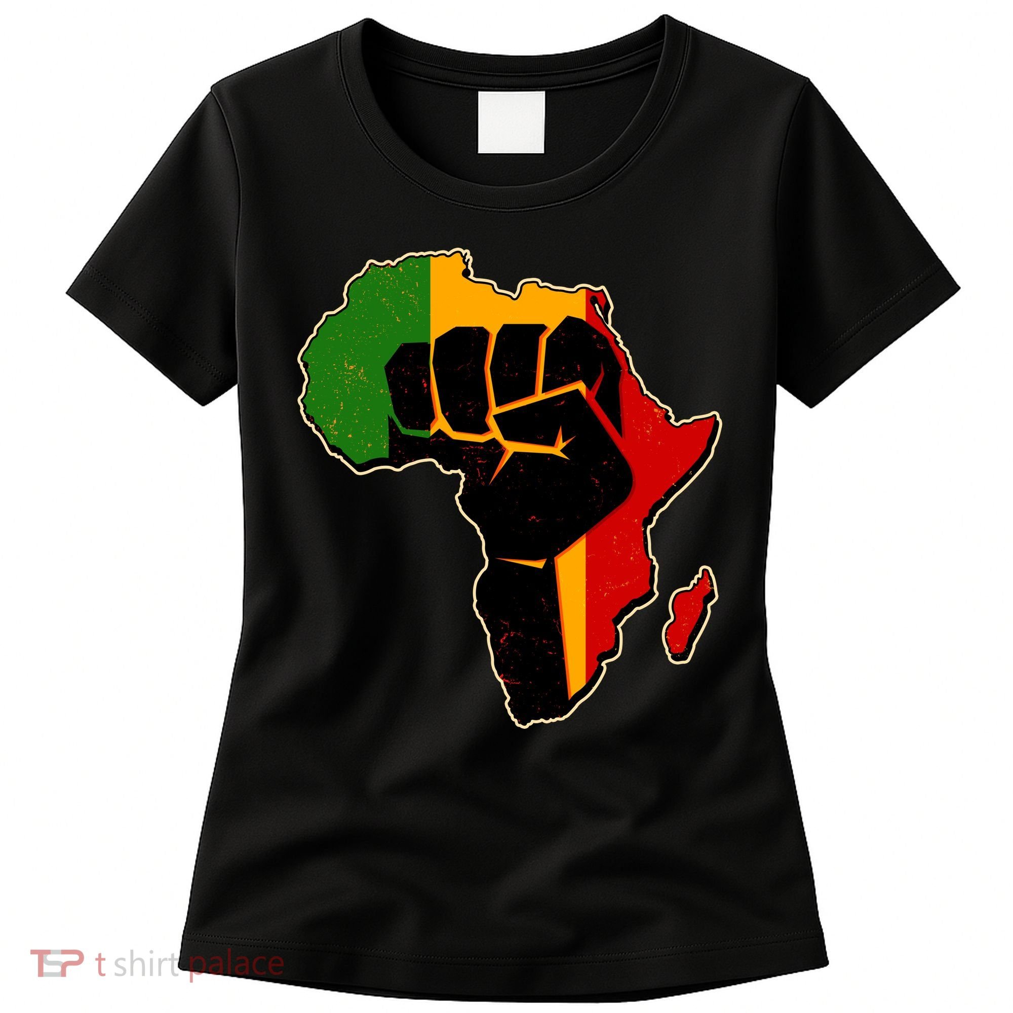 African Black Power Fist Women's T-Shirt