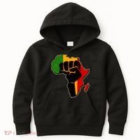 African Black Power Fist Kids Hoodie thumb 0
