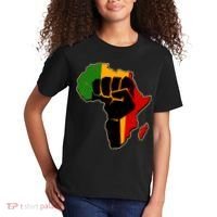 African Black Power Fist Kids T-Shirt thumb 2