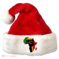 African Black Power Fist Santa Hat thumb 0