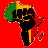 African Black Power Fist Santa Hat thumb 1