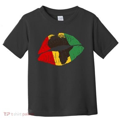 African Colors Lipstick Print Toddler T-Shirt