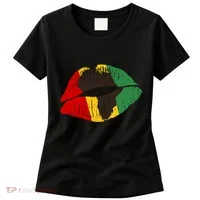 African Colors Lipstick Print Women's T-Shirt thumb 0