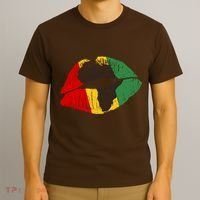 African Colors Lipstick Print T-Shirt thumb 3