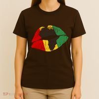 African Colors Lipstick Print T-Shirt thumb 4
