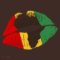African Colors Lipstick Print T-Shirt thumb 7