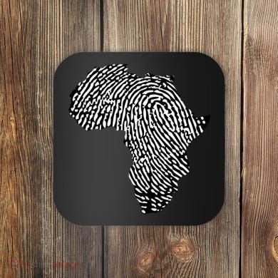 African Heritage Map Coaster