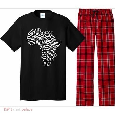 African Heritage Map Pajama Set
