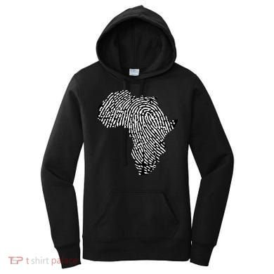 African Heritage Map Women's Hoodie