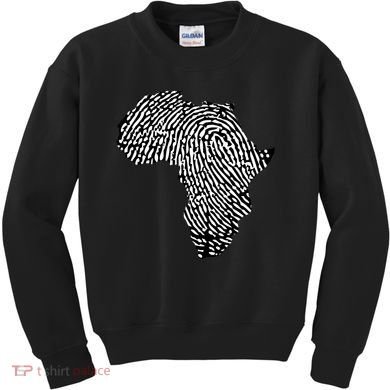 African Heritage Map Kids Sweatshirt