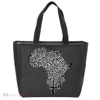 African Heritage Map Tote Bag