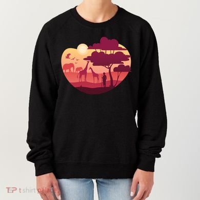 African Landscape Women's Sweatshirt
