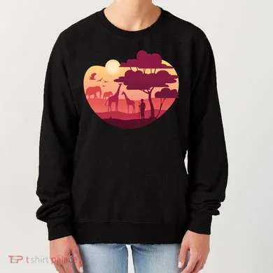 African Landscape Women's Sweatshirt