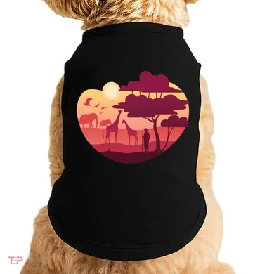 African Landscape Doggie Tank
