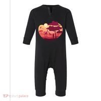 African Landscape Infant Fleece One Piece thumb 0