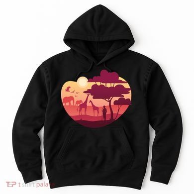 African Landscape Hoodie