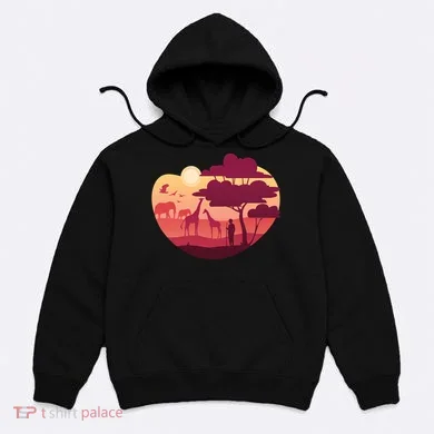 African Landscape Hoodie