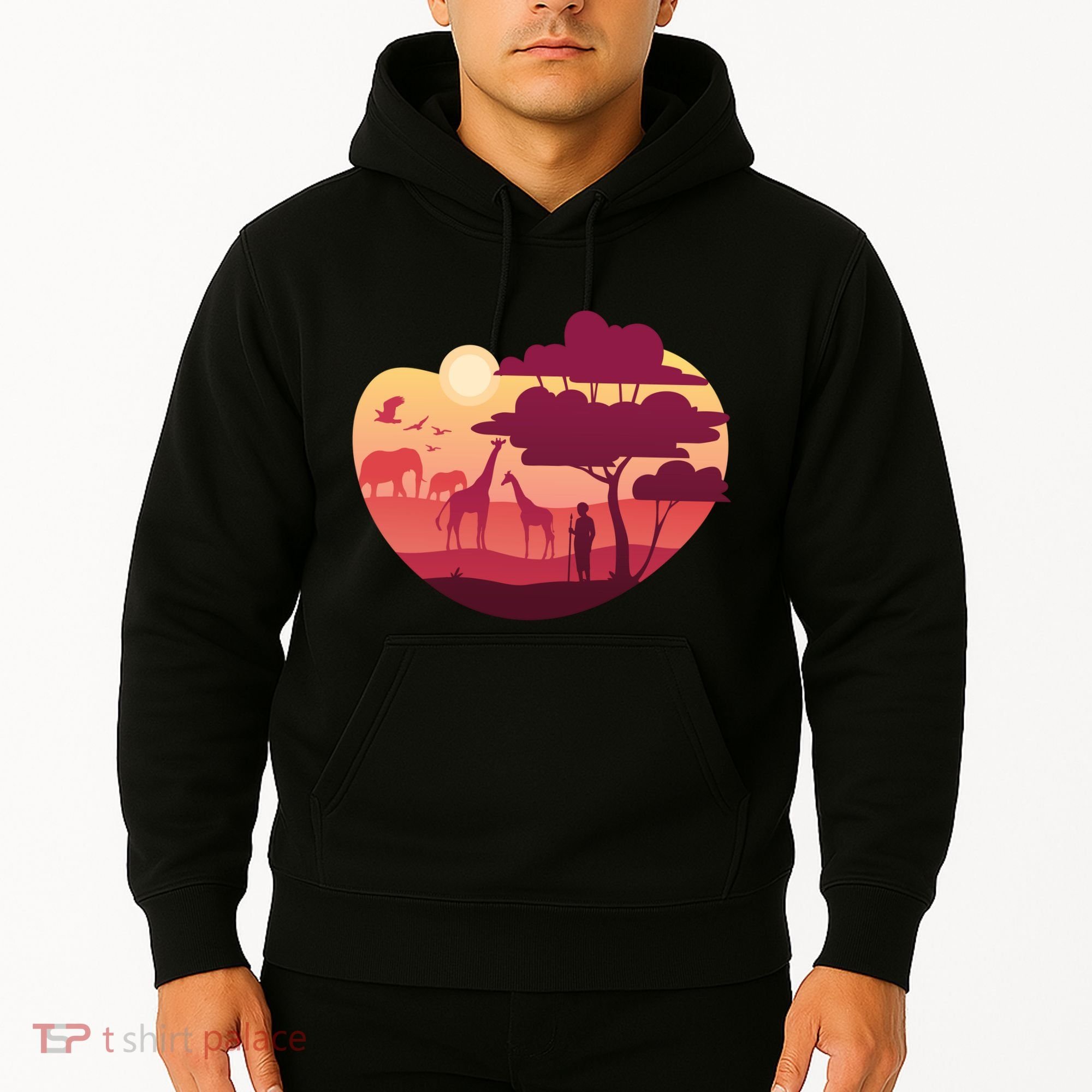 African Landscape Hoodie
