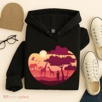 African Landscape Hoodie thumb 4
