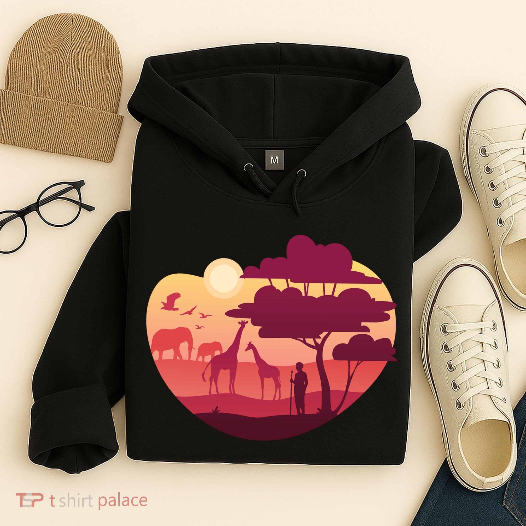 African Landscape Hoodie