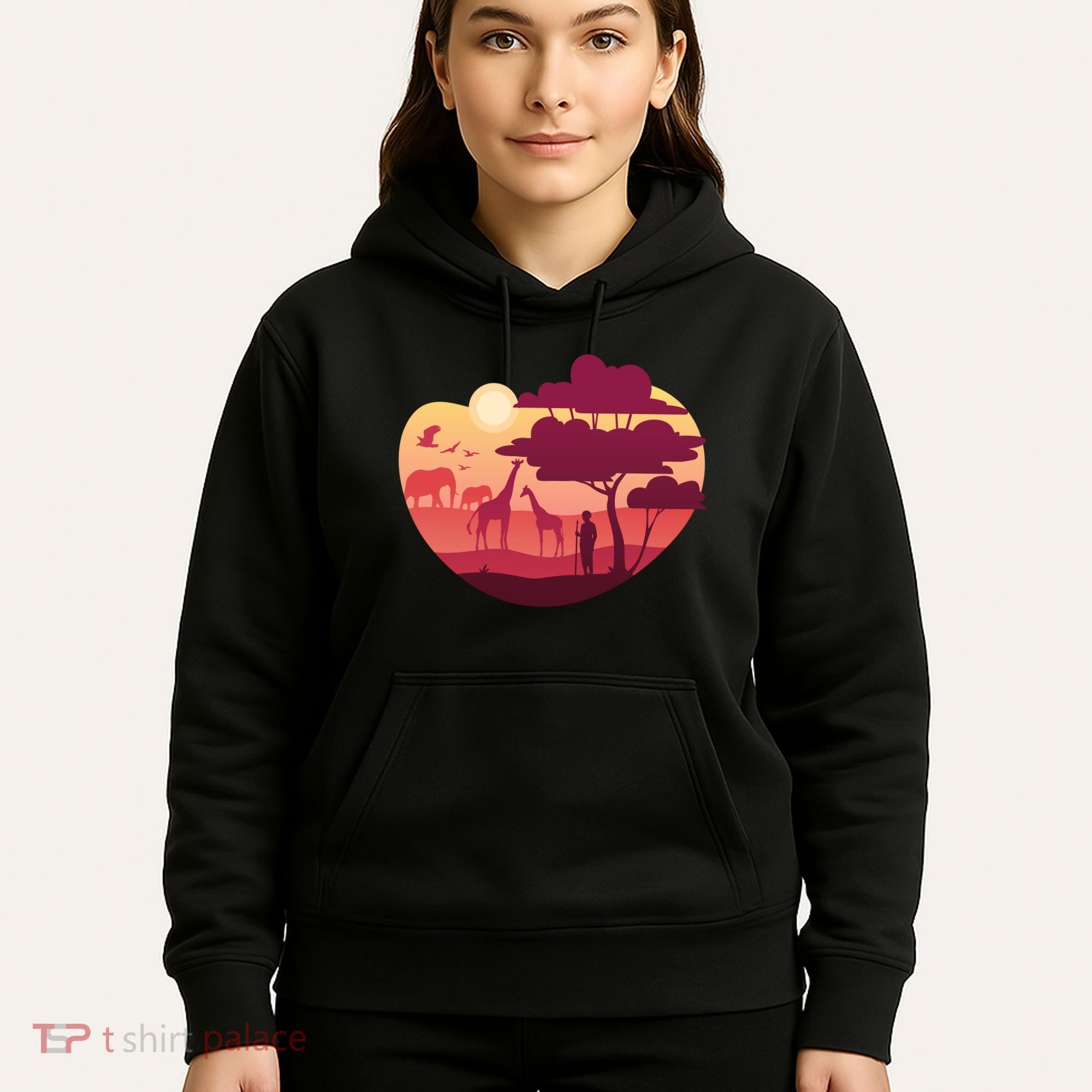 African Landscape Hoodie