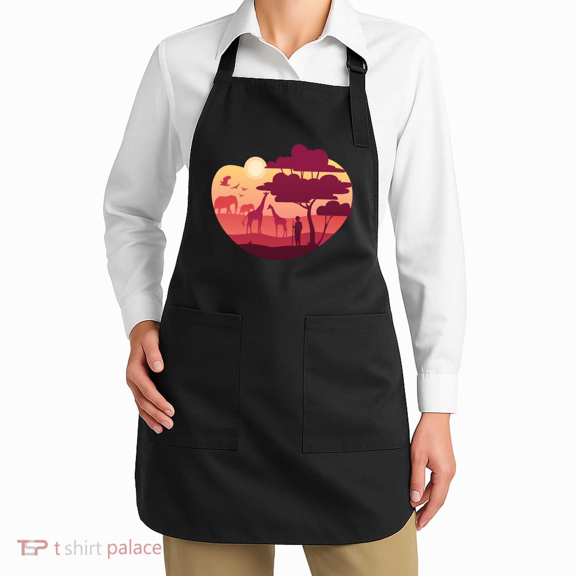 African Landscape Apron