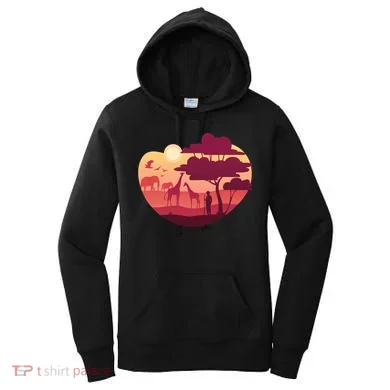 African Landscape Women's Hoodie