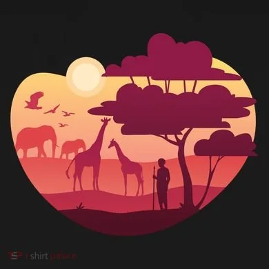 African Landscape Tote Bag