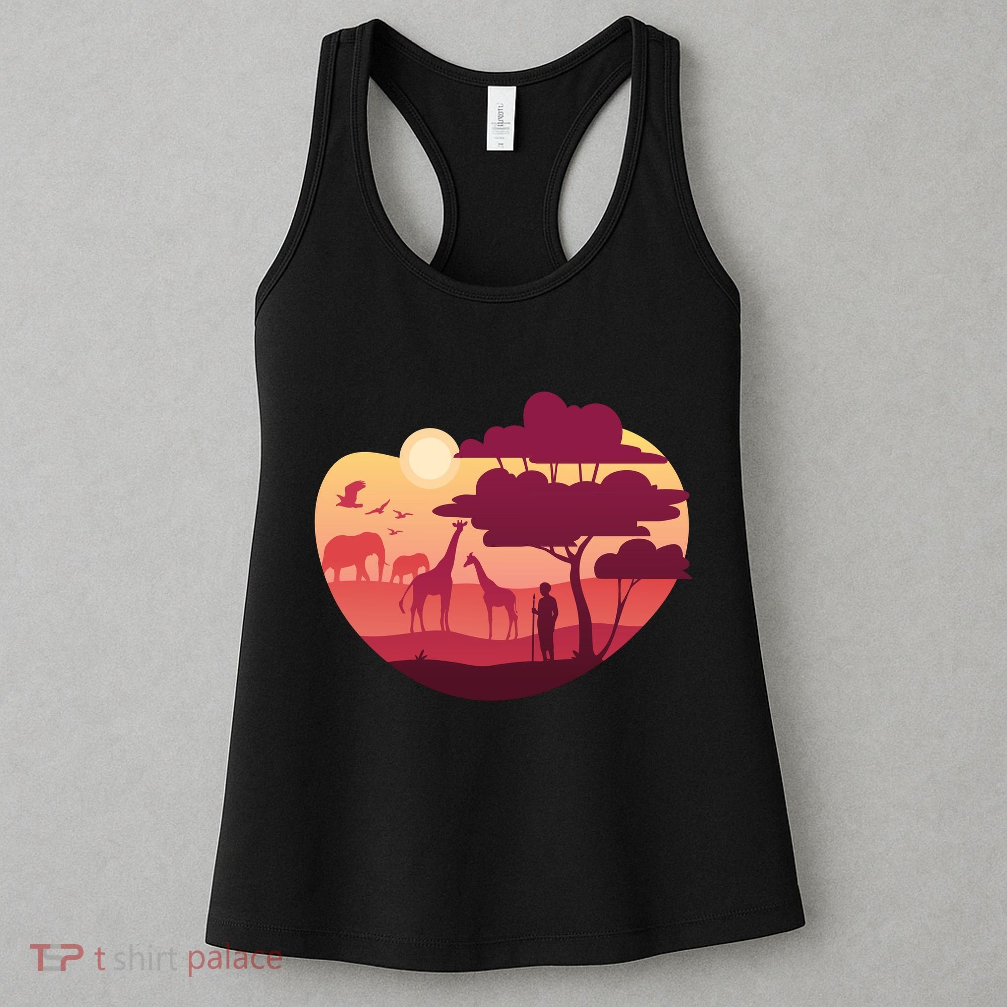 African Landscape Women's Tank Top