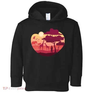 African Landscape Toddler Hoodie
