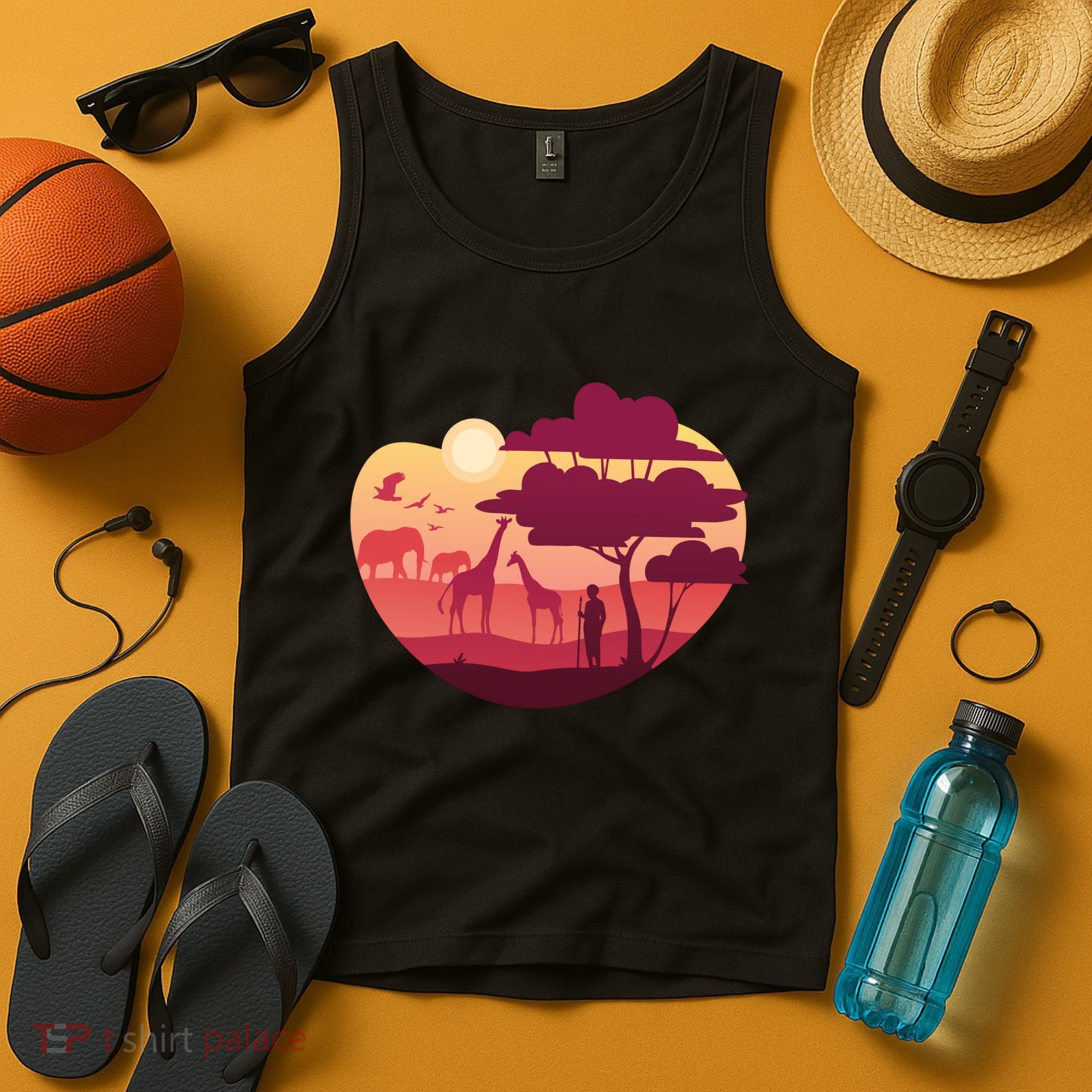 African Landscape Tank Top