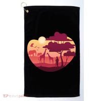 African Landscape Golf Towel thumb 0
