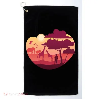 African Landscape Golf Towel
